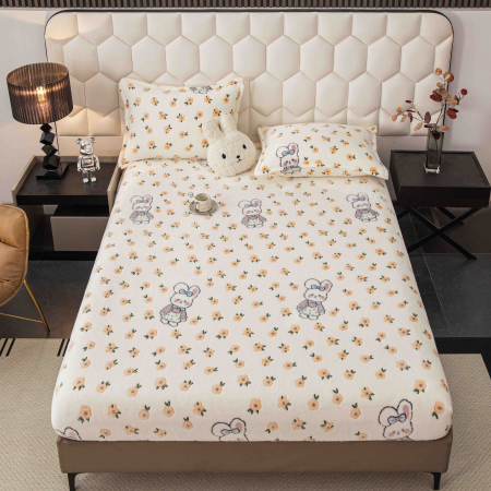 Huse De Pat Cocolino - 180x200cm - Husă de Pat Cocolino cu Elastic + 2 Fețe de Pernă – 180×200 cm - LPHCJ7