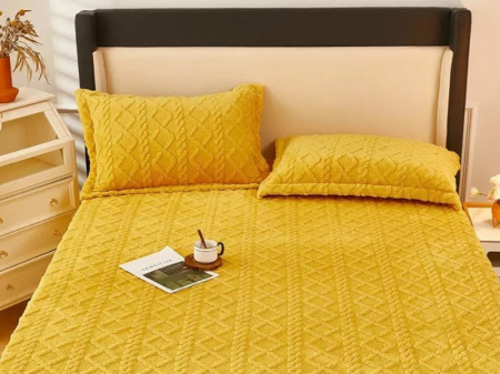 Huse De Pat Cocolino - Husa de Pat Cocolino, 180x200, cu Elastic - Galben