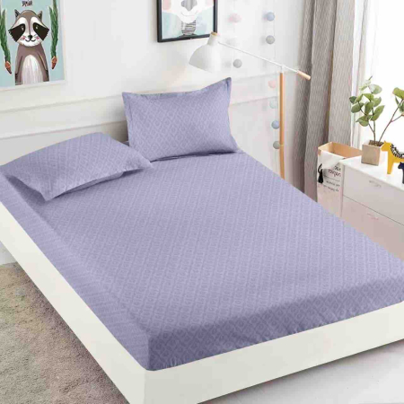 HUSE DE PAT CU ELASTIC - Husă de Pat cu Elastic din Finet + 2 Fețe de Pernă, 180x200 cm – LPHBFCE14