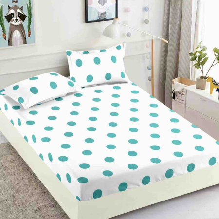 HUSE DE PAT CU ELASTIC - Husă de Pat cu Elastic din Finet + 2 Fețe de Pernă, 180x200 cm – LPHBFCE18