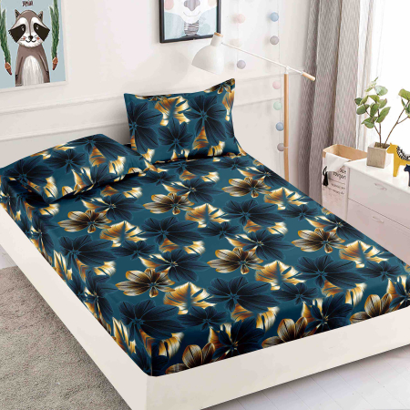 HUSE DE PAT CU ELASTIC - Husă de Pat cu Elastic din Finet + 2 Fețe de Pernă, 180x200 cm – LPHBFCE32