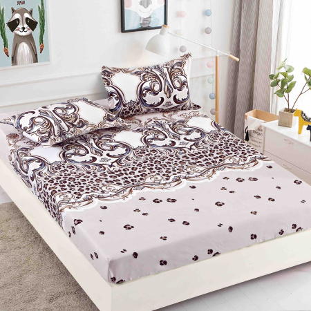 HUSE DE PAT CU ELASTIC - Husă de Pat cu Elastic din Finet + 2 Fețe de Pernă, 180x200 cm – LPHBFCE5