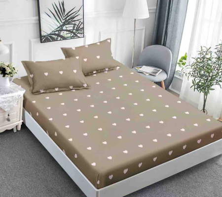 HUSE DE PAT CU ELASTIC - Husă de Pat cu Elastic din Finet + 2 Fețe de Pernă, 180x200 cm – LPHBFCE6