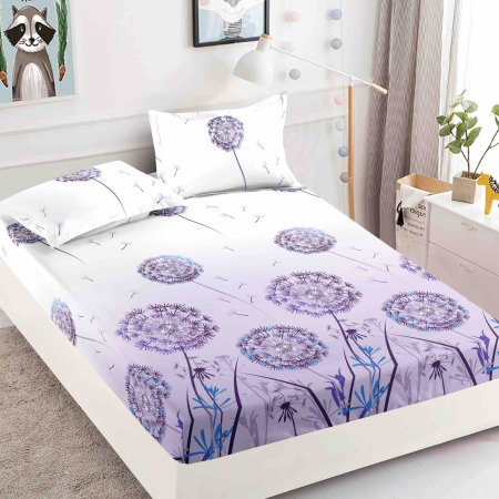 HUSE DE PAT CU ELASTIC - Husă de Pat cu Elastic din Finet + 2 Fețe de Pernă, 180x200 cm – LPHBFCE55