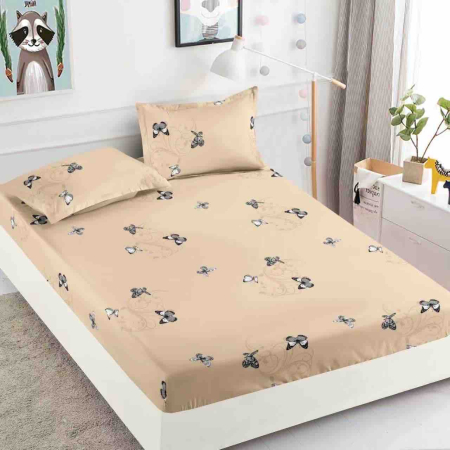 HUSE DE PAT CU ELASTIC - Husă de Pat cu Elastic din Finet + 2 Fețe de Pernă, 180x200 cm – LPHBFCE7