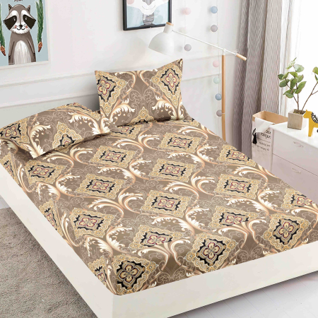 HUSE DE PAT CU ELASTIC - Husă de Pat cu Elastic din Finet + 2 Fețe de Pernă, 180x200 cm – LPHBFCE63