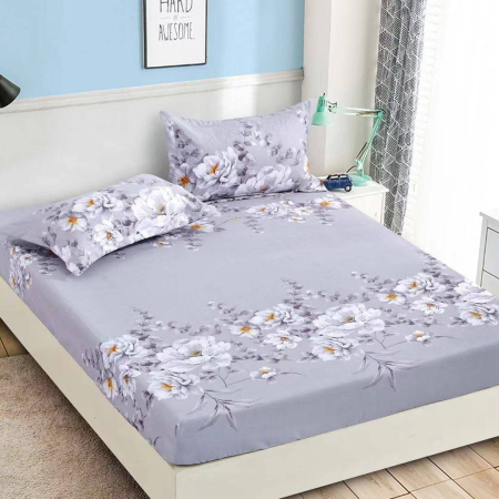 HUSE DE PAT CU ELASTIC - Husă de Pat cu Elastic din Finet + 2 Fețe de Pernă, 180x200 cm – LPHBFCE71