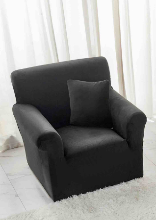 Husă Elastică pentru fotoliu cu Brațe din Catifea Premium