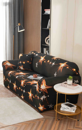 HUSE CANAPEA 2 LOCURI - Husă Elastică pentru Canapea 2 Locuri – Midnight Star