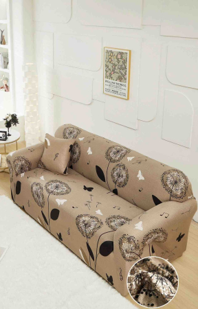 HUSE CANAPEA 2 LOCURI - Husă Elastică pentru Canapea 2 Locuri – Golden Dandelion Bej