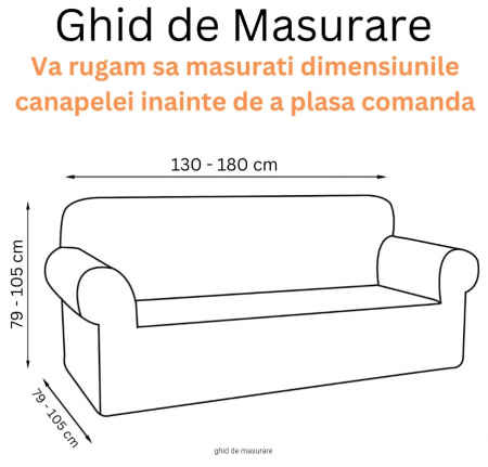 Husa Elastica Pentru Fotoliu/ Canapea/ Coltar Uni Catifea [1]