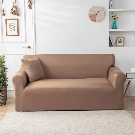 Huse Canapele & Fotolii - Husa Elastica Pentru Fotoliu/ Canapea/ Coltar - Uni Bej