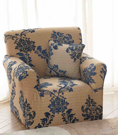 HUSE FOTOLII - Husă Elastică pentru Fotoliu cu Brațe – Royal Classic Blue