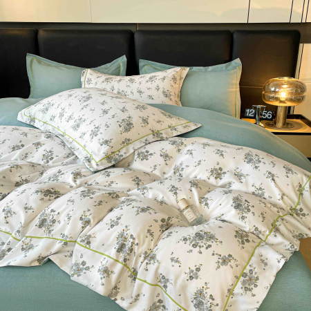 Lenjerie De Lux In Cutie Cadou, Bumbac Finet, 6 Piese - Little Flowers [4]