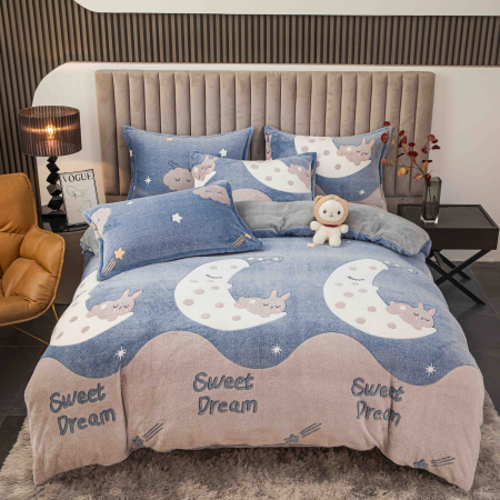 Lenjerii Cocolino - Lenjerie de Pat Cocolino cu Elastic 180x200 cm, 4 Piese – LPCCE3