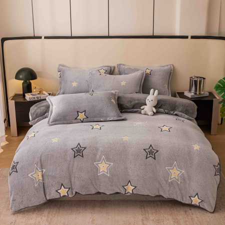 Lenjerii Cocolino - Lenjerie de Pat Cocolino cu Elastic 180x200 cm, 4 Piese – LPCCE5