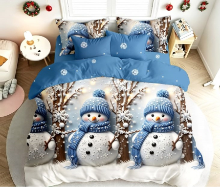 ☃️ Produse pentru Crăciun - Lenjerie de Pat de Crăciun Finet, 6 Piese - LPLCR35