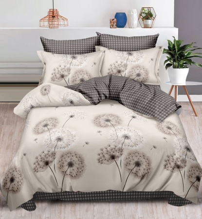 OFERTE SPECIALE - Lenjerie Pat Dublu, Bumbac Finet, 6 Piese, CU ELASTIC - Papadii