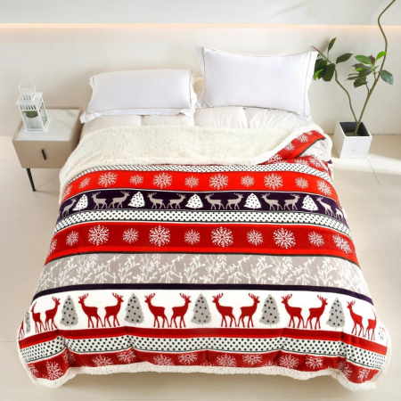 Patură Cocolino Cu Blaniță - Christmas Collection