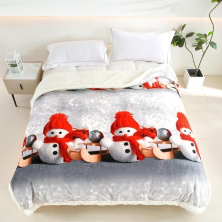 Patură Cocolino Cu Blaniță - Christmas Collection