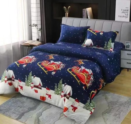 Lenjerie Cocolino 4 Piese Cu Elastic - Christmas Collection