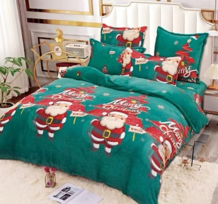 Produse pentru craciun - Lenjerie Cocolino 4 Piese Cu Elastic - Christmas Collection