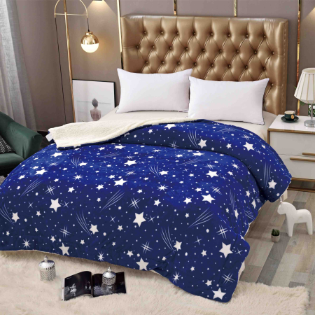 PATURI - Pătură Cocolino cu Blăniță Pufoasă – 200×230 cm - LPDB2