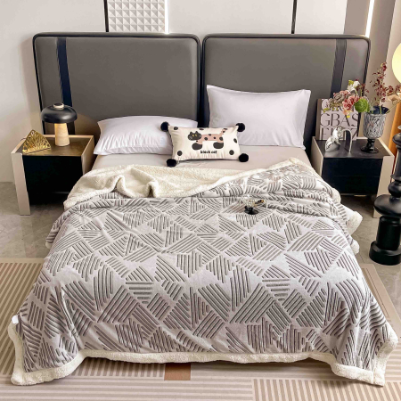 PATURI - Pătură Cocolino cu Blăniță Pufoasă – 200×230 cm - LPDB12