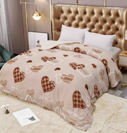 PATURI - Pătură Cocolino cu Blăniță Pufoasă – 200×230 cm - LPDB6