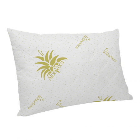 Set 2 Perne, 50x70cm, Aloe Vera, Microfibra, Alb [2]