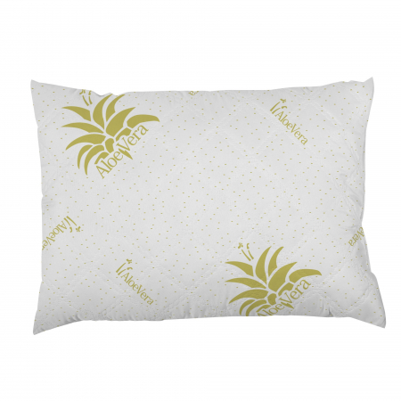 Set 2 Perne, 50x70cm, Aloe Vera, Microfibra, Alb [1]