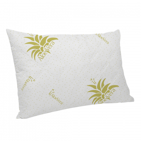 Set 2 Perne, 50x70cm, Aloe Vera, Microfibra, Alb [5]