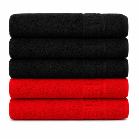 Set 5 Prosoape Premium 100% Bumbac, Moi, Pufoase și Foarte Absorbante