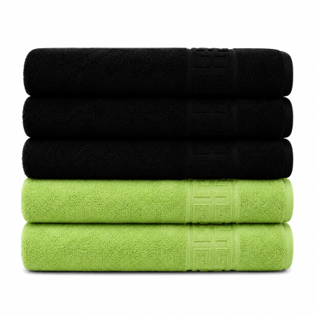 Set 5 Prosoape Premium 100% Bumbac, Moi, Pufoase și Foarte Absorbante