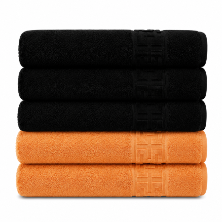 Set 5 Prosoape Premium 100% Bumbac, Moi, Pufoase și Foarte Absorbante