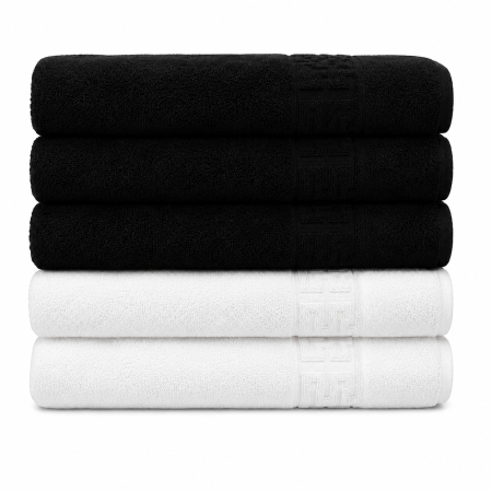 Set 5 Prosoape Premium 100% Bumbac, Moi, Pufoase și Foarte Absorbante