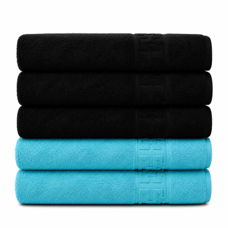 Set 5 Prosoape Premium 100% Bumbac, Moi, Pufoase și Foarte Absorbante