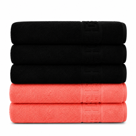 Set 5 Prosoape Premium 100% Bumbac, Moi, Pufoase și Foarte Absorbante
