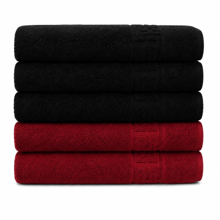 Set 5 Prosoape Premium 100% Bumbac, Moi, Pufoase și Foarte Absorbante