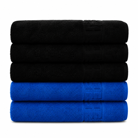 Set 5 Prosoape Premium 100% Bumbac, Moi, Pufoase și Foarte Absorbante