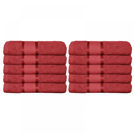 Set 10 Prosoape Premium 100% Bumbac – 50×90 cm, 400g, Absorbție Superioară