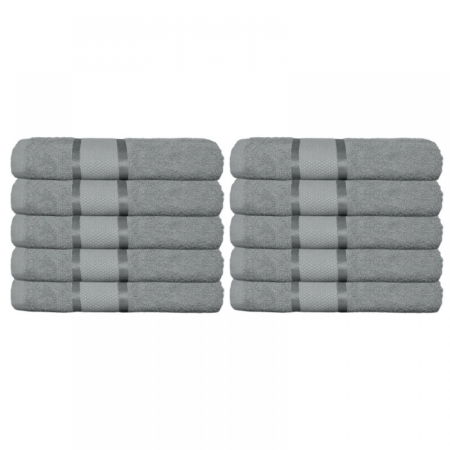 Set 10 Prosoape Premium 100% Bumbac – 50×90 cm, 400g, Absorbție Superioară