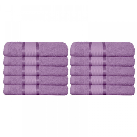 PROSOAPE BUMBAC 100% - Set 10 Prosoape Premium 100% Bumbac – 50×90 cm, 400g, Absorbție Superioară
