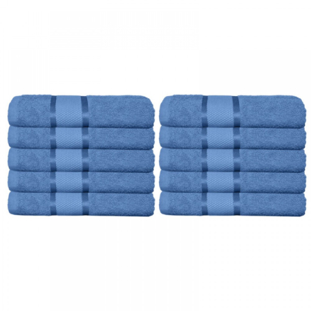 Set 10 Prosoape Premium 100% Bumbac – 50×90 cm, 400g, Absorbție Superioară