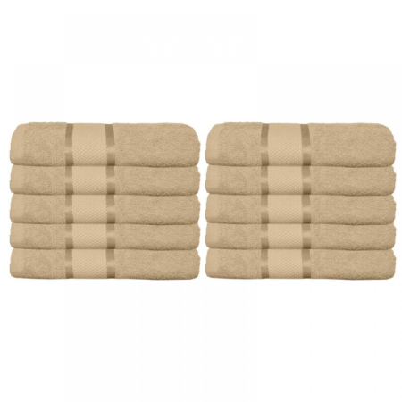 Set 10 Prosoape Premium 100% Bumbac – 50×90 cm, 400g, Absorbție Superioară