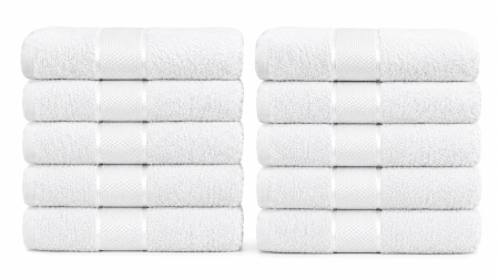 Set 10 Prosoape Premium 100% Bumbac – 50×90 cm, 400g, Absorbție Superioară