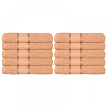 Set 10 Prosoape Premium 100% Bumbac – 50×90 cm, 400g, Absorbție Superioară