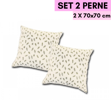 Perne - Set 2 Perne din Puf ,70x70cm