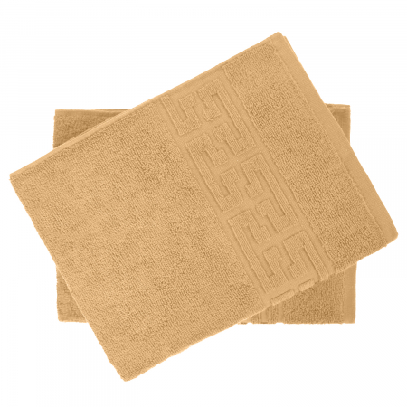 Set 2 Prosoape, Greek, Bumbac 100%, 550g/m², Bej [1]