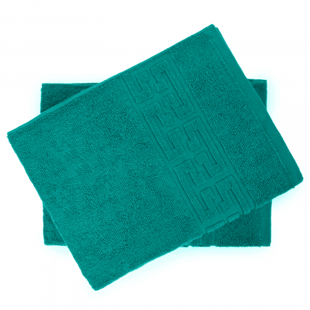Set 2 Prosoape, Greek, Bumbac 100%, 550g/m², Verde [1]